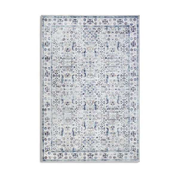 Hellblauer Teppich, 160 × 230 cm Saveh Cream Blue - Elle Decoration