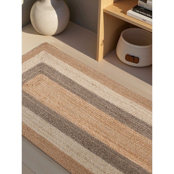 Doppelseitiger/handgewebter Jute-Läufer, 80 × 300 cm Juno - Hanse Home-image-3