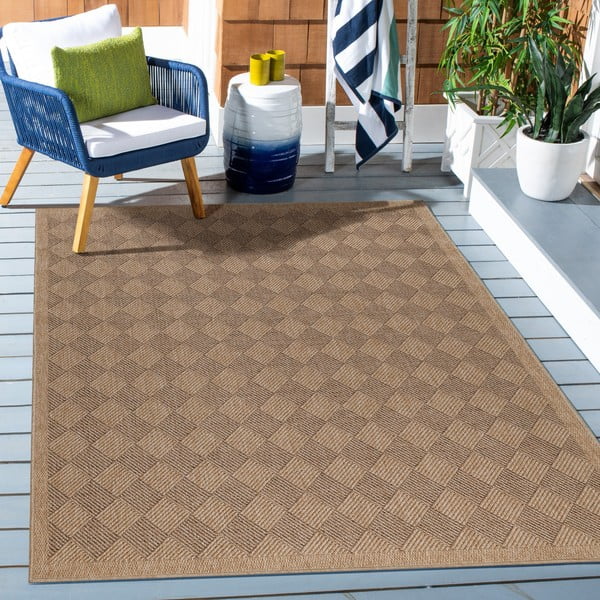 Teppich für den Innen- und Außenbereich in einem dunklen Naturton, 80 x 150 cm Dhaka - Ayyildiz Carpets-image-1