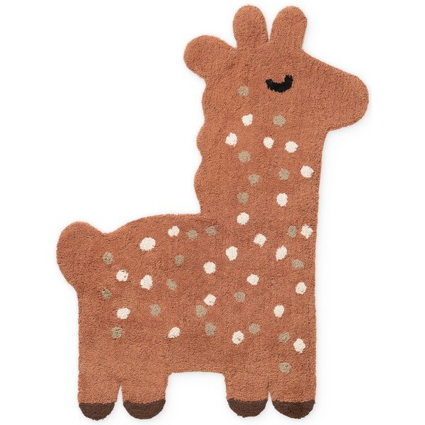 Brauner, waschbarer/handgewebter Baumwollteppich für Kinder, 89 x 120 cm Snuggle Gino - Hanse Home