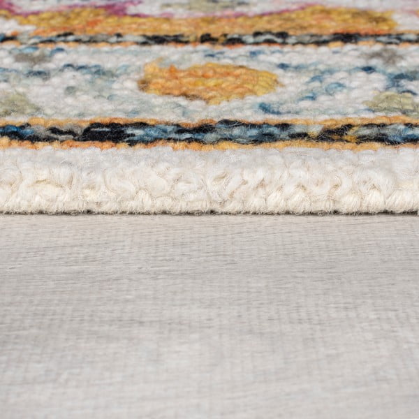 Gelber Wollteppich, 160 × 230 cm Dahlia - Flair Rugs-image-4