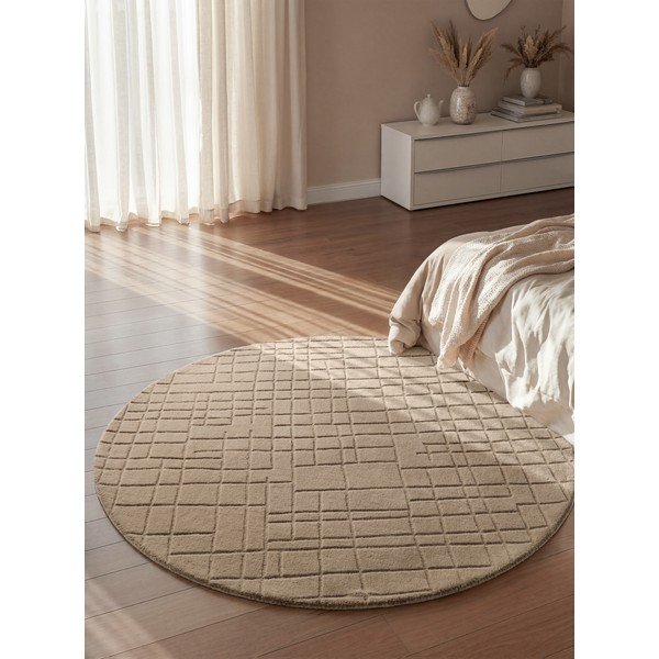 Brauner Teppich ø 160 cm Kenso – Villeroy&Boch-image-1