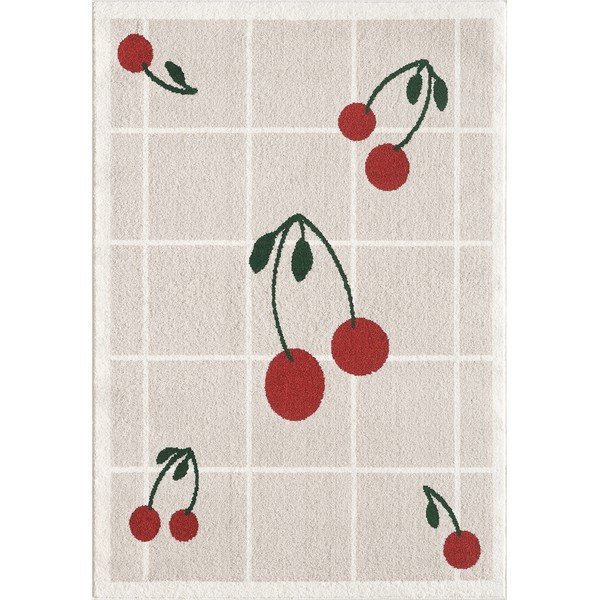 Beiger Kinderteppich 120 x 170 cm Cherry - ESTE