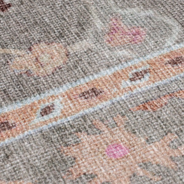 Hellgrüner, waschbarer Teppich, 190 × 290 cm Una Floral - Flair Rugs-image-3