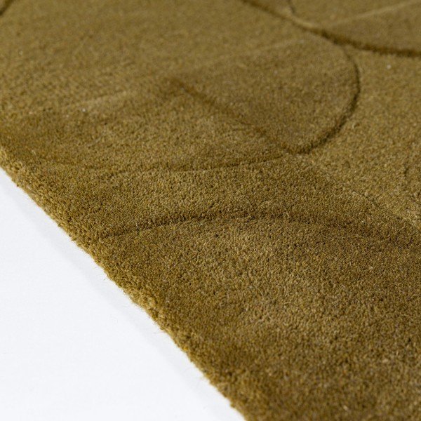 Dunkelgrüner, handgewebter Wollteppich, 200 × 290 cm Gigi - Flair Rugs-image-3