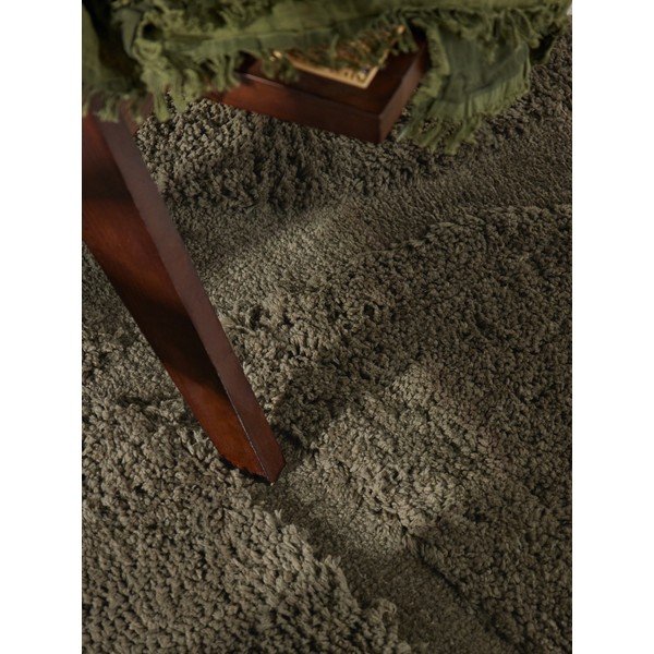 Khaki-farbiger, handgewebter Teppich, 200 x 300 cm Lambeth Jasper - Ted Baker-image-3