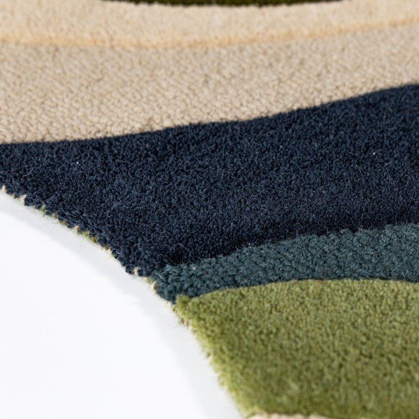 Grüner, handgewebter Wollteppich, 160 × 230 cm Envy Wool - Flair Rugs-image-4