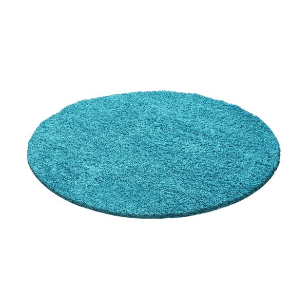 Türkisfarbener runder Teppich, Ø 120 cm Life - Ayyildiz Carpets