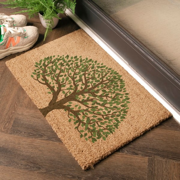 Fußmatte aus Kokosfasern, 60 x 90 cm Tree of Life - Artsy Doormats-image-1