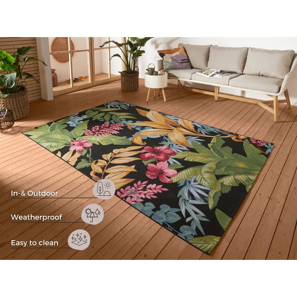 Schwarzer Teppich für den Außenbereich, 160 × 235 cm Flair - Hanse Home-image-4