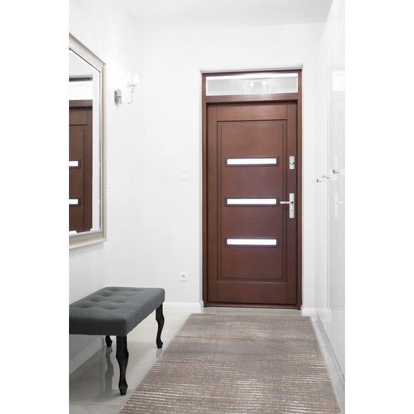 Laufmatte, grau-beige, 67 × 200 cm Soft Gik P - FD-image-1