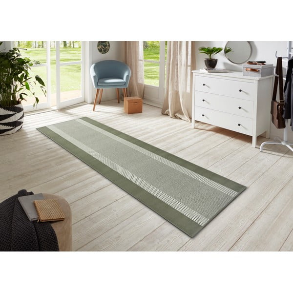 Grüner Läufer 80 × 300 cm Band - Hanse Home-image-1