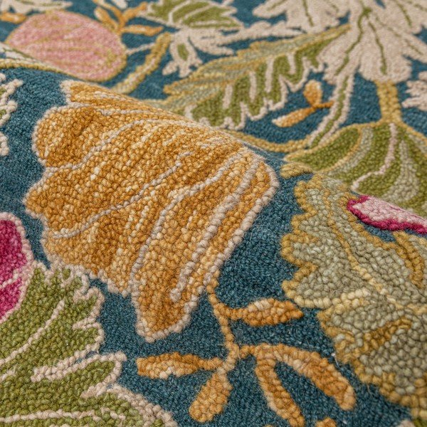 Handgewebter Wollteppich, 160 × 230 cm Daphne Shaped Floral - Flair Rugs-image-4