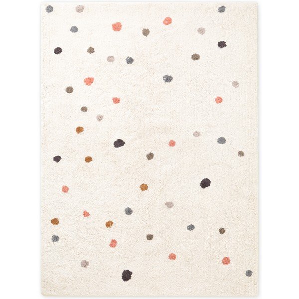 Cremefarbener, waschbarer/handgewebter Baumwoll-Kinderteppich, 140 × 200 cm Snuggle Pippo - Hanse Home