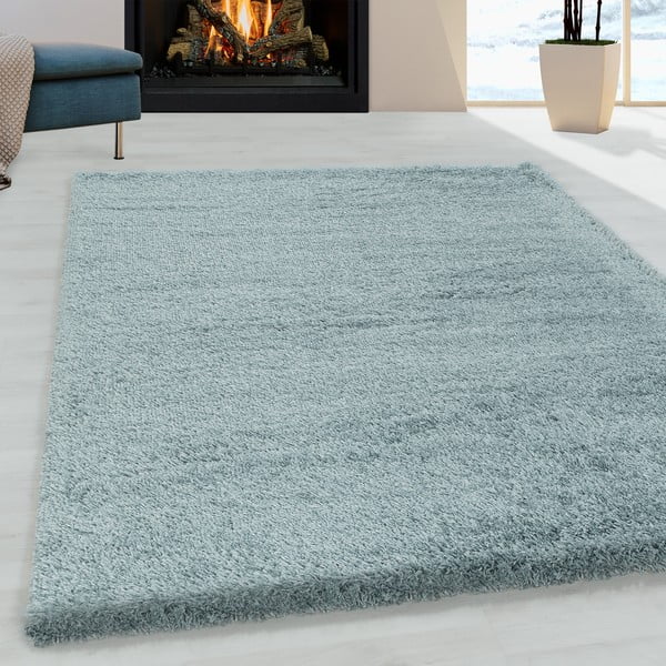 Blauer Teppich 120 × 170 cm Fluffy - Ayyildiz Carpets-image-1