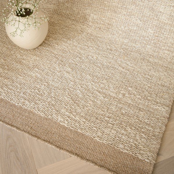 Beige/cremefarbener, handgewebter Wollteppich, 160 × 230 cm Lima Sand - Asiatic Carpets-image-2