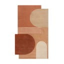 Handgewebter Wollteppich in Terrakotta-Farbe, 150 x 240 cm Lozenge Terracotta - Flair Rugs