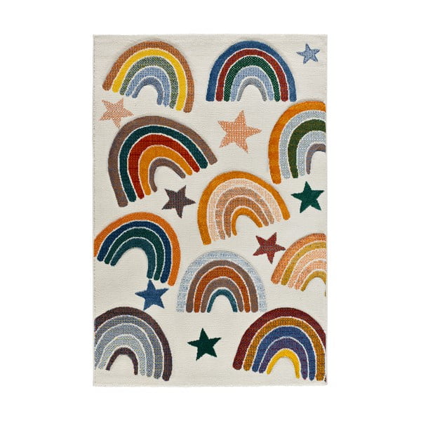 Cremefarbener Kinderteppich 120 x 170 cm Balloon - Universal
