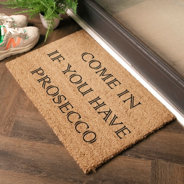 Fußmatte aus Kokosfasern, 40 x 60 cm Prosecco - Artsy Doormats-image-1