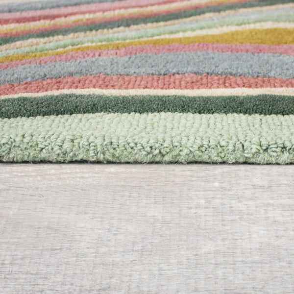 Handgewebter Läufer aus Wolle, 60 x 230 cm Abstract Flow - Flair Rugs-image-4