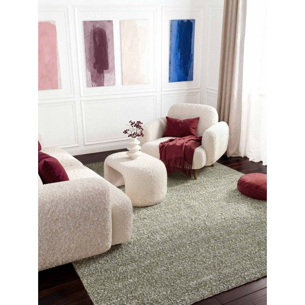 Hellgrüner, handgewebter Teppich, 160 × 230 cm Notting Hill Portobello - Ted Baker-image-1