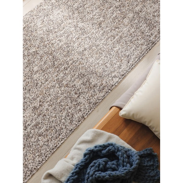 Grauer, waschbarer Läufer, 80 × 240 cm Rocco Taupe - Elle Decoration-image-3