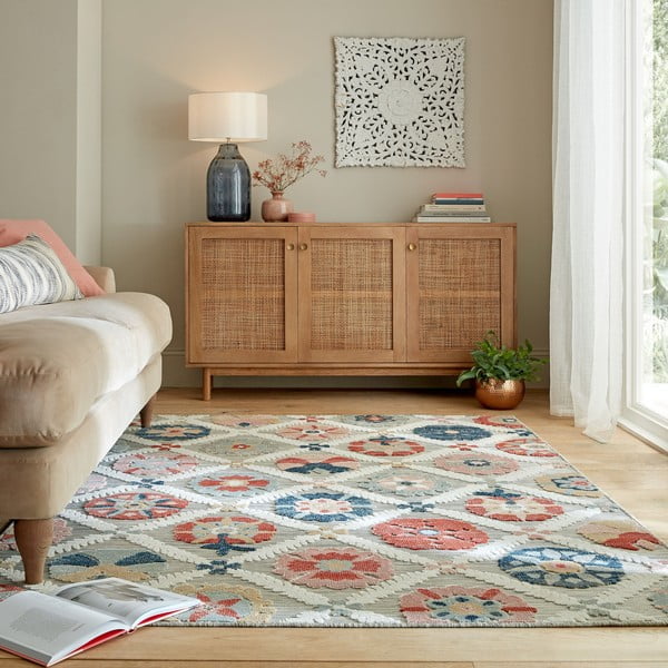 Grauer Outdoor-Teppich 160 × 230 cm Flora - Flair Rugs-image-1