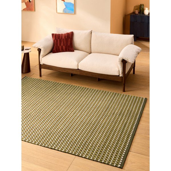 Khaki handgewebter Teppich 160x230 cm Ember – MADE-image-1