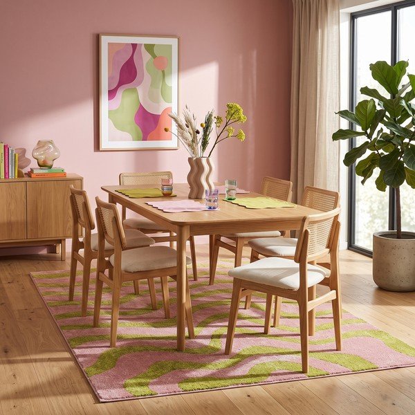 Grüner/rosa Teppich 160x230 cm Aurora – ESTE-image-2