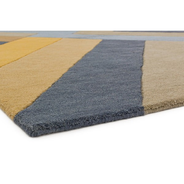 Gelber/grauer handgewebter Teppich 120x170 cm Reef – Asiatic Carpets-image-3