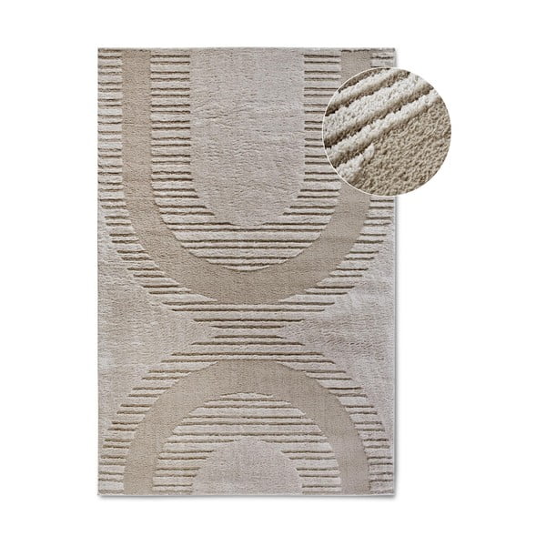 Beiger Teppich 80 × 120 cm Bartoux Beige - Elle Decoration