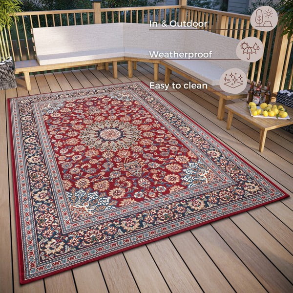 Roter Outdoor-Teppich 160 x 235 cm Kadi - Hanse Home-image-4