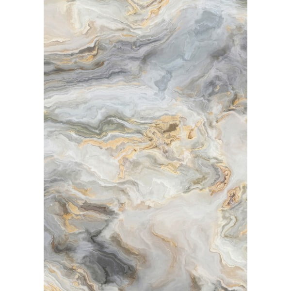 Grau-beigefarbene Badezimmerteppiche im 2er-Set, 60 x 100 cm - Foutastic-image-2