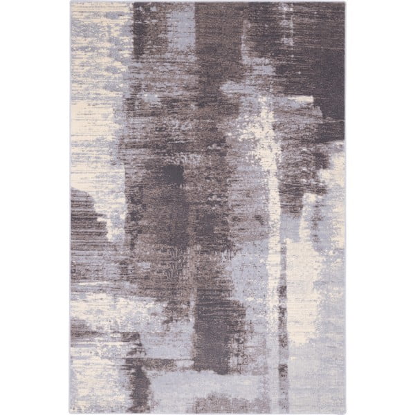 Grauer Wollteppich 160 × 240 cm Mist - Agnella