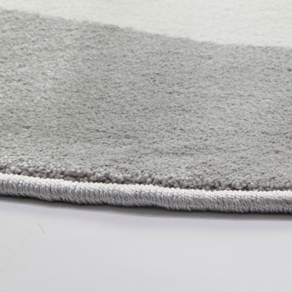Grauer Kinderteppich, Ø 100 cm Soft - FD-image-2