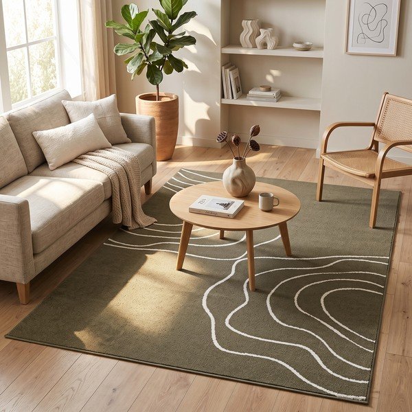 Grüner Teppich 120x170 cm Pulse – ESTE-image-2