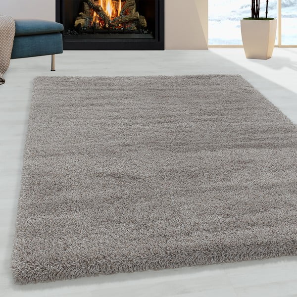 Hellbrauner Teppich, 60 × 110 cm Fluffy - Ayyildiz Carpets-image-1