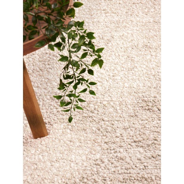 Cremefarbener, handgewebter Teppich aus Bouclé-Material, 120 x 170 cm Notting Hill Portobello - Ted Baker-image-3