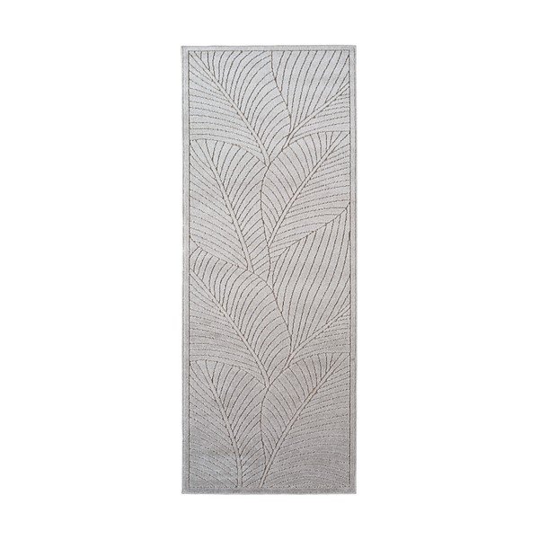 Laufmatte für drinnen und draußen in Silber, 80 x 250 cm Nova 1203 - Ayyildiz Carpets