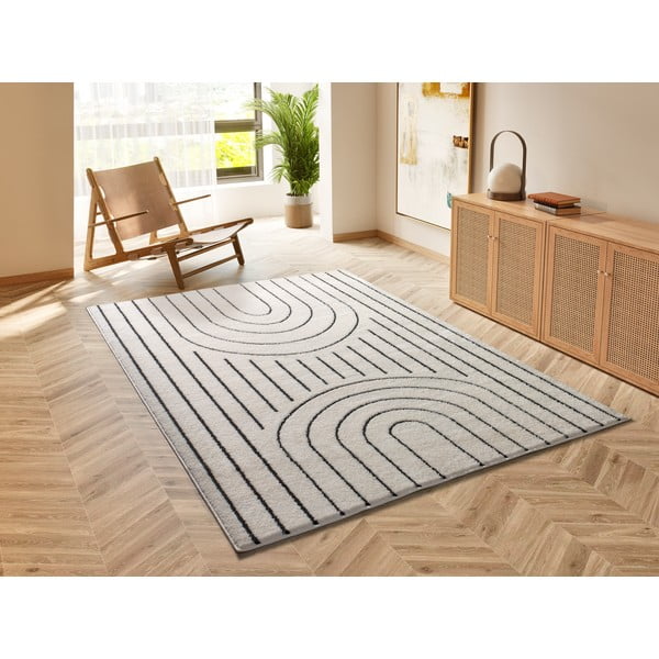 Cremefarbener Teppich 80 × 150 cm Blanche - Universal-image-1