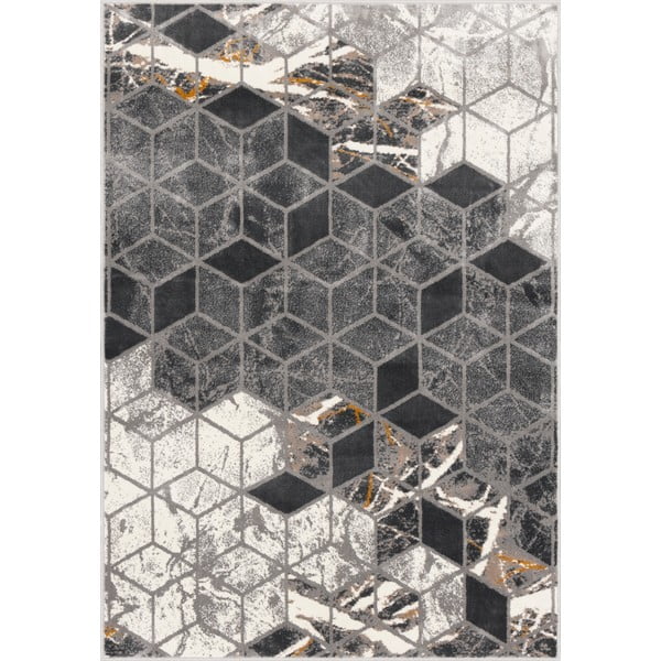 Grauer Teppich 80 × 150 cm Soft - FD