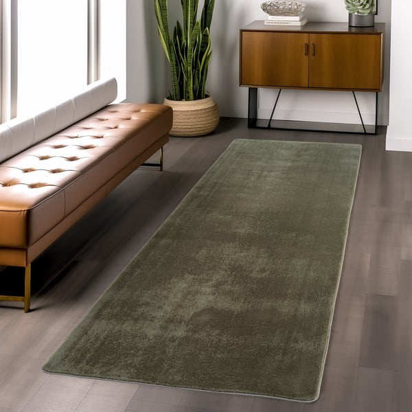 Waschbarer Lauffahnenbezug in Khaki, 80 × 250 cm Joy 1400 - Ayyildiz Carpets-image-1
