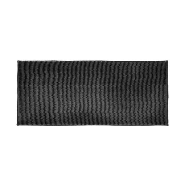 Dunkelgrauer Badezimmerteppich 50 x 120 cm Bobble - Catherine Lansfield