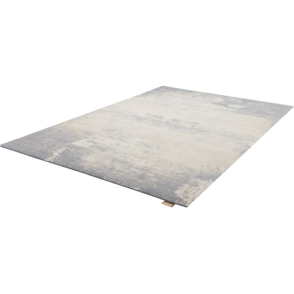 Cremefarbener, grauer Wollteppich, 120 x 180 cm Bran - Agnella-image-4