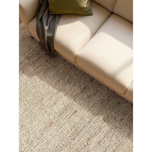 Beiger, handgewebter Teppich mit Wollanteil, 120 × 180 cm Peas - Villeroy&Boch-image-2