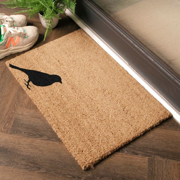 Fußmatte aus Kokosfasern, 40 x 60 cm Bird - Artsy Doormats-image-1