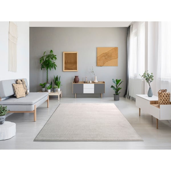 Cremefarbener Teppich 200 × 290 cm Montana Liso - Universal-image-1