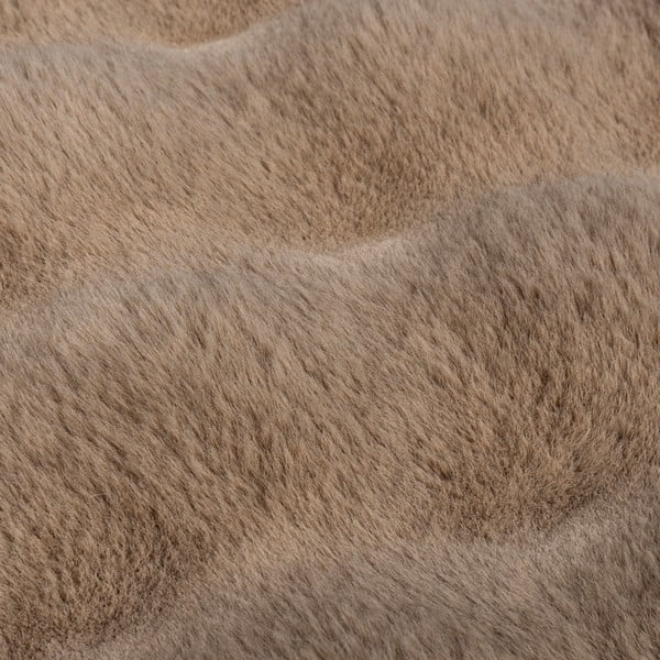 Braunes Kunstfell 160 × 230 cm Waffle Faux Fur - Flair Rugs-image-2
