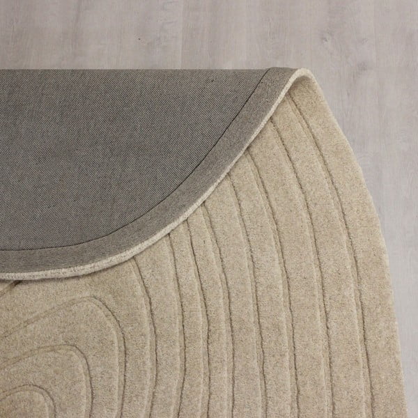 Beiger Wollteppich, 200 × 290 cm Puddle Wool - Flair Rugs-image-4