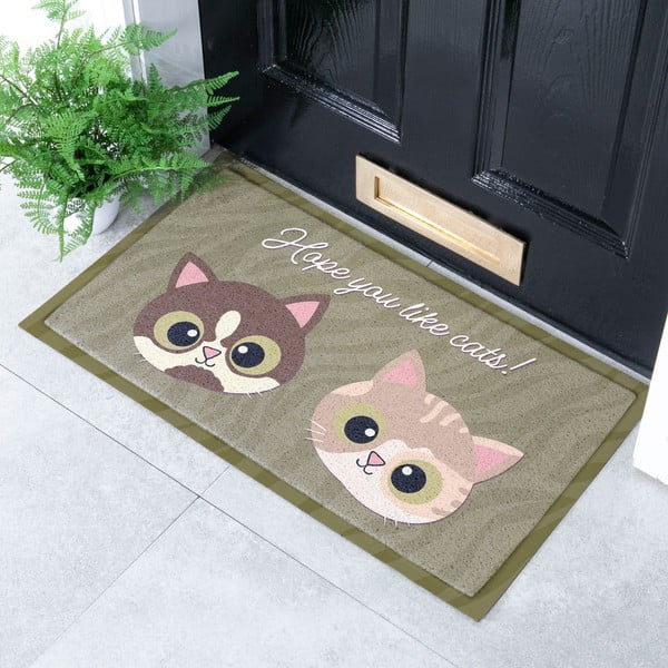 Fußmatte 40 × 70 cm Hope You Like Cats - Artsy Doormats-image-1